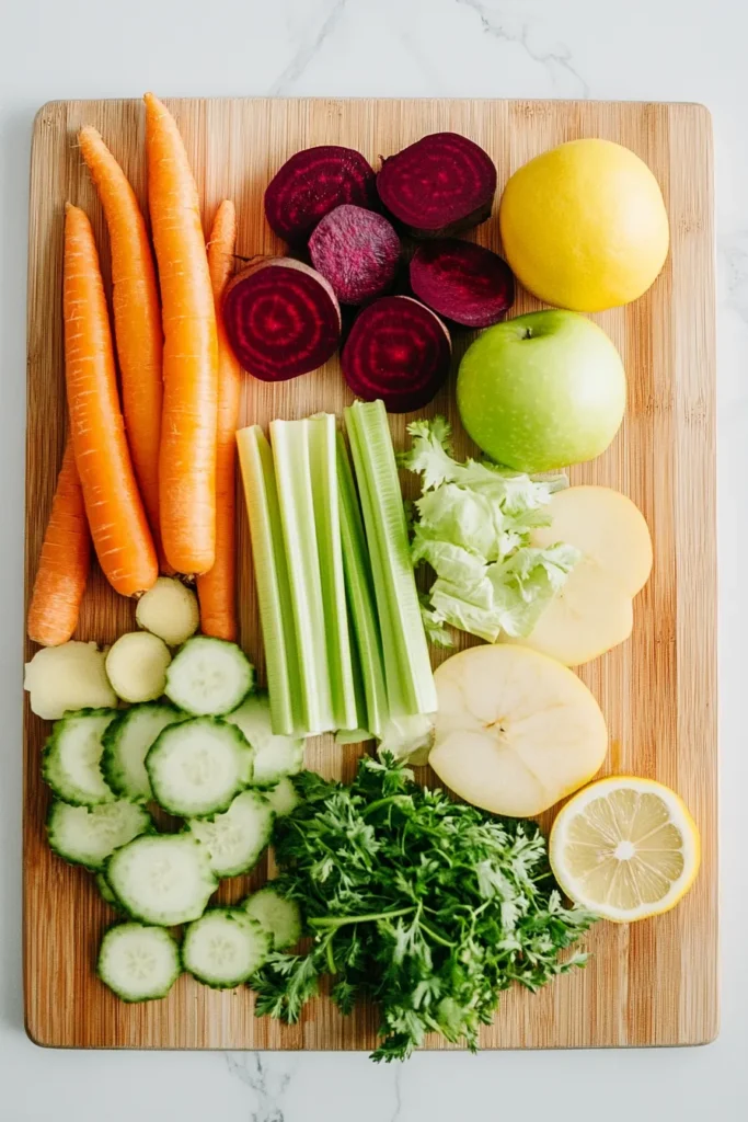 All-natural, vibrant produce—your essentials for making powerful, immune-boosting beetroot juice. Chukandar Juice Recipe
