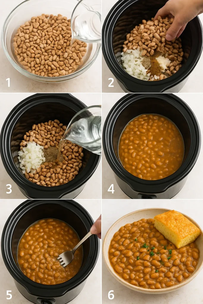 Soaking beans with vinegar helps improve digestion and reduce cooking time—an easy prep step for better results.